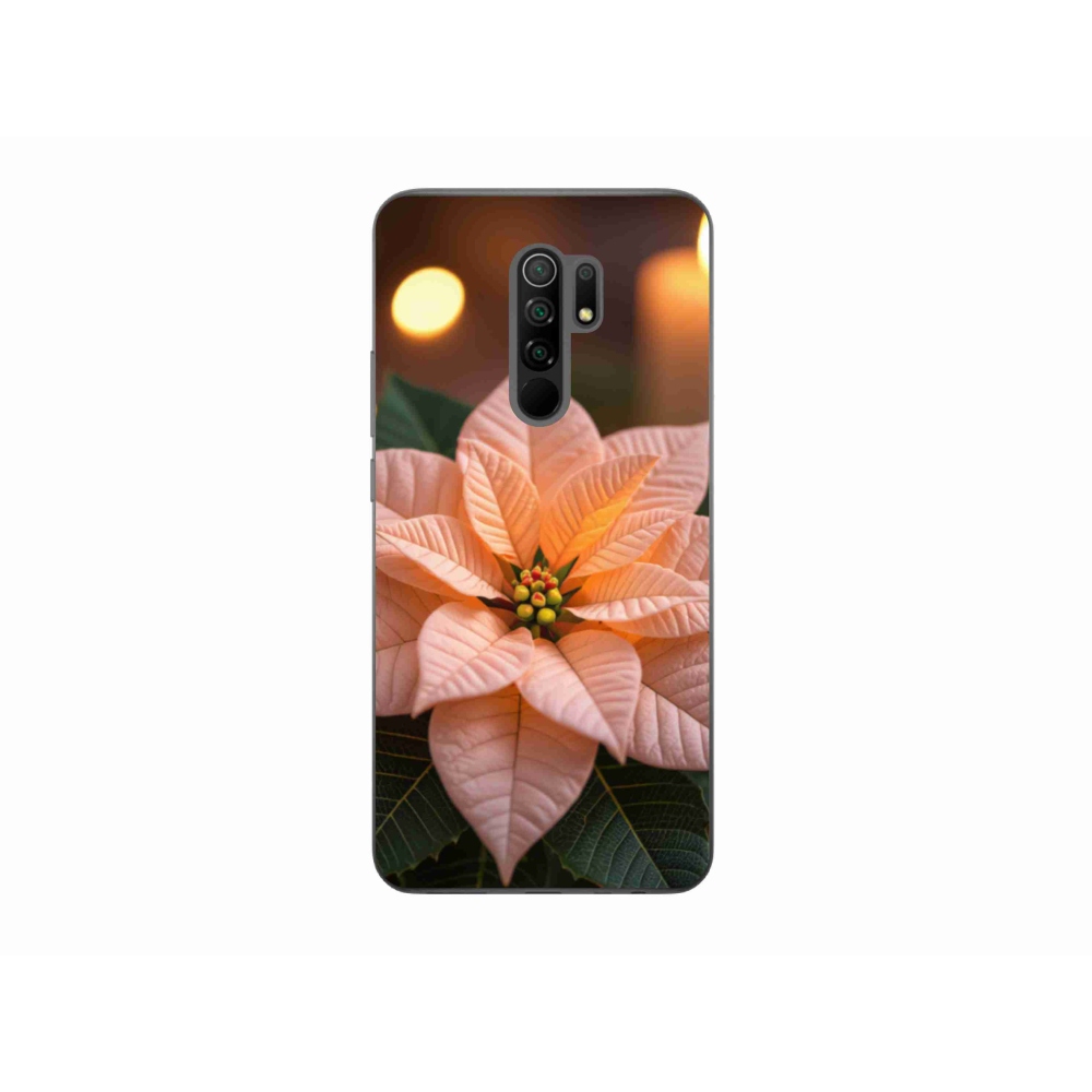 Gelový kryt mmCase na Xiaomi Redmi 9 - vánoční hvězda