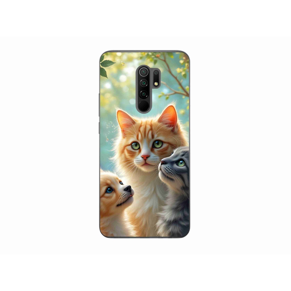 Gelový kryt mmCase na Xiaomi Redmi 9 - zvířecí přátelství 2