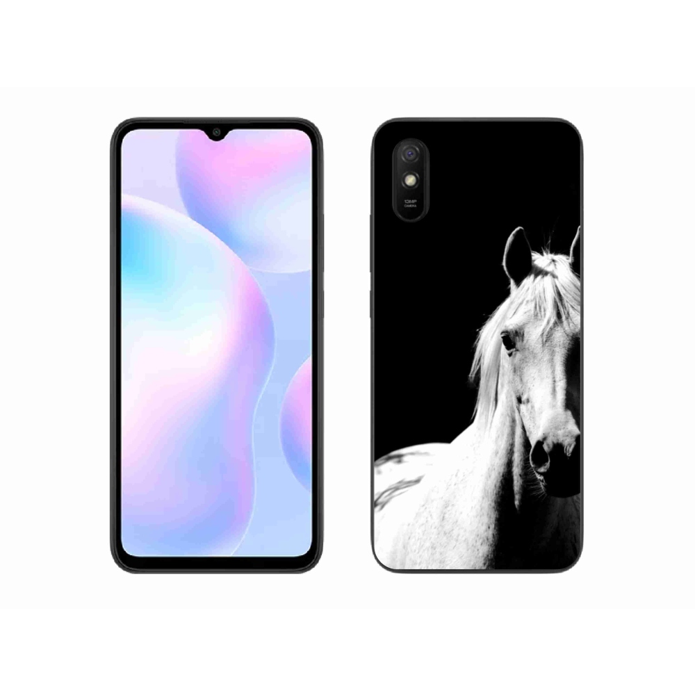 Gelový kryt mmCase na Xiaomi Redmi 9A - bílý kůň 5