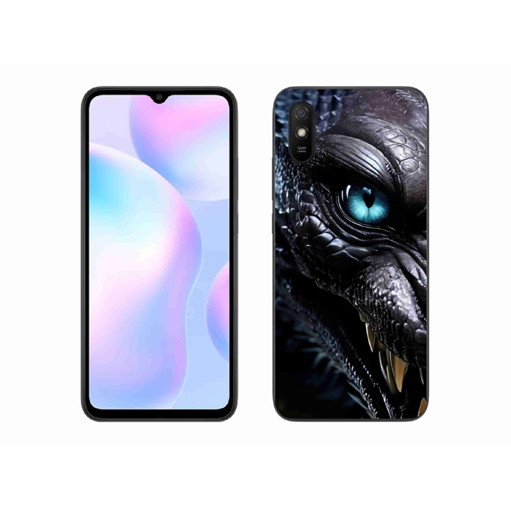 Gelový kryt mmCase na Xiaomi Redmi 9A - dračí pohled