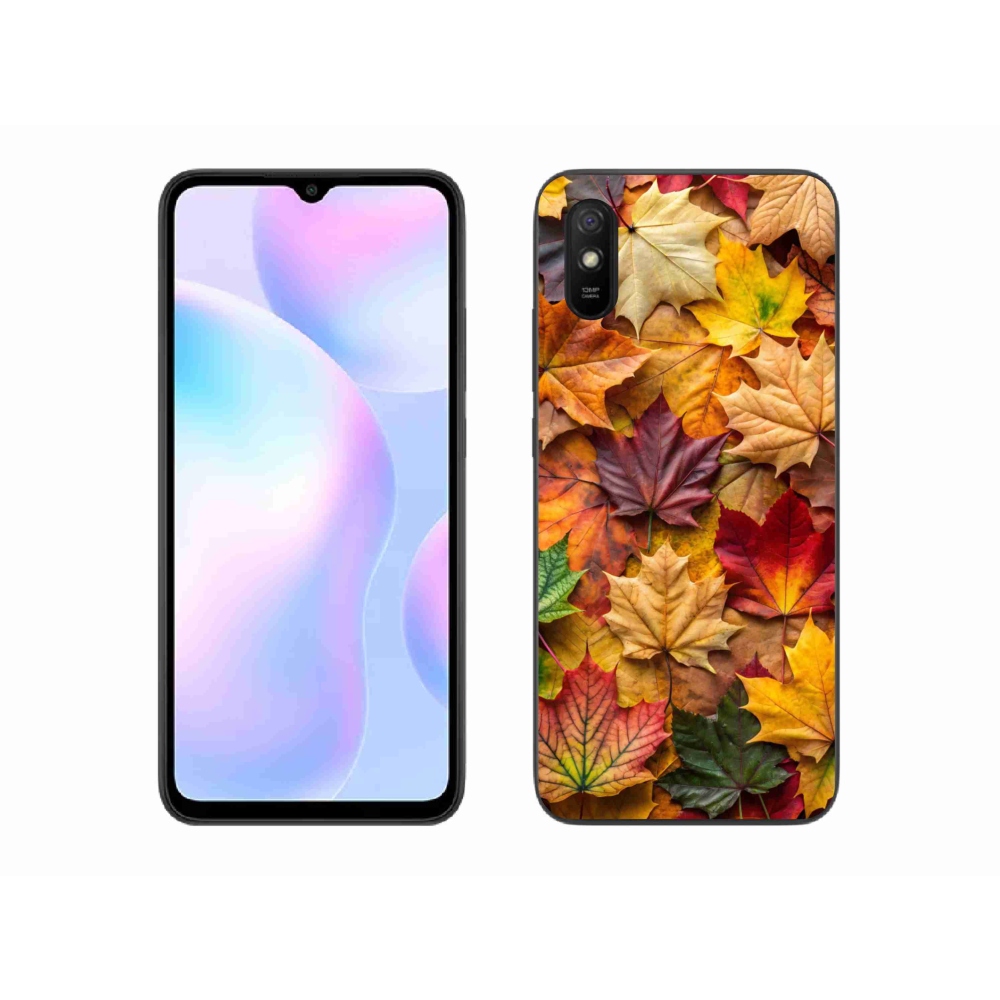 Gelový kryt mmCase na Xiaomi Redmi 9A - javorové listy 2