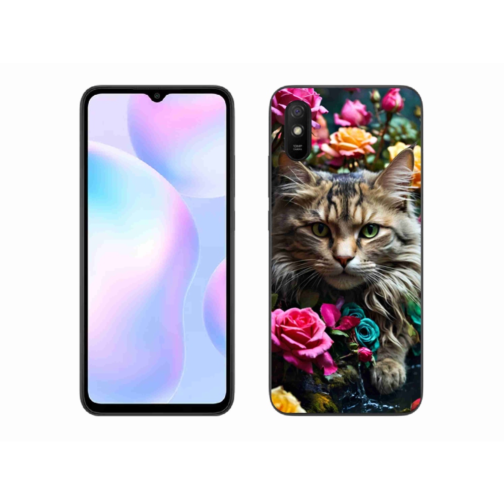 Gelový kryt mmCase na Xiaomi Redmi 9A - kočíčí pohled 2