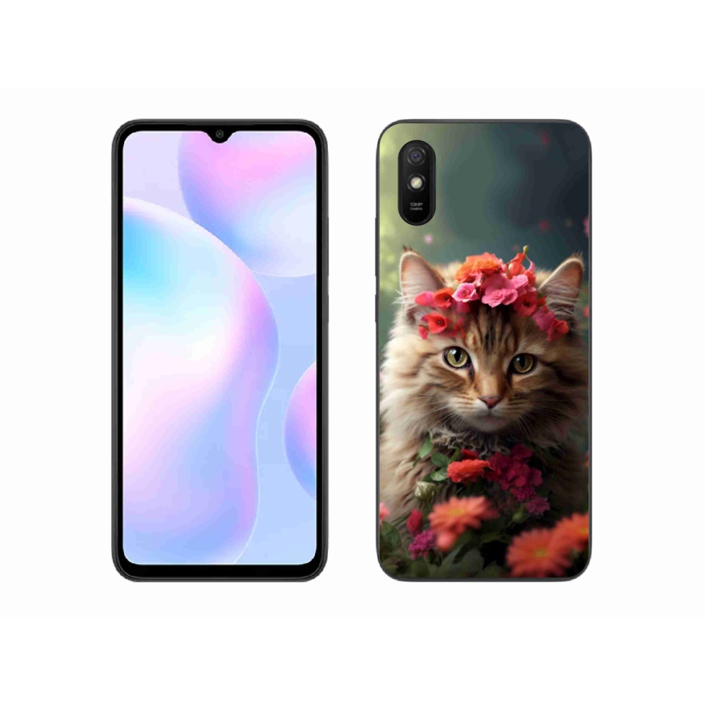Gelový kryt mmCase na Xiaomi Redmi 9A - kočíčí princezna