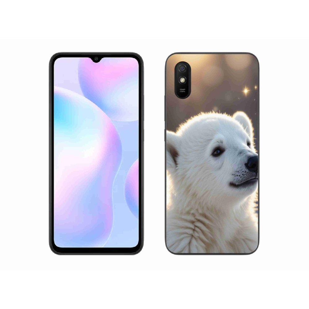 Gelový kryt mmCase na Xiaomi Redmi 9A - lední medvěd