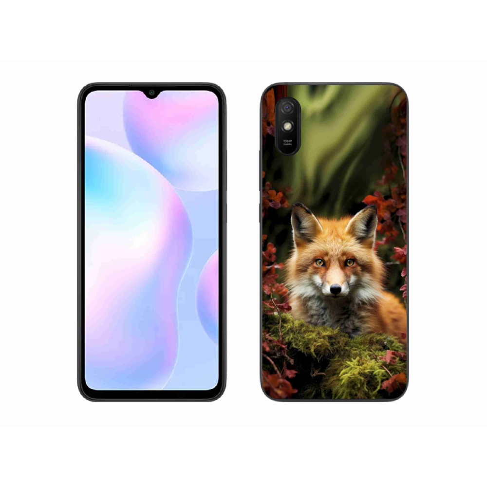 Gelový kryt mmCase na Xiaomi Redmi 9A - liška v lese