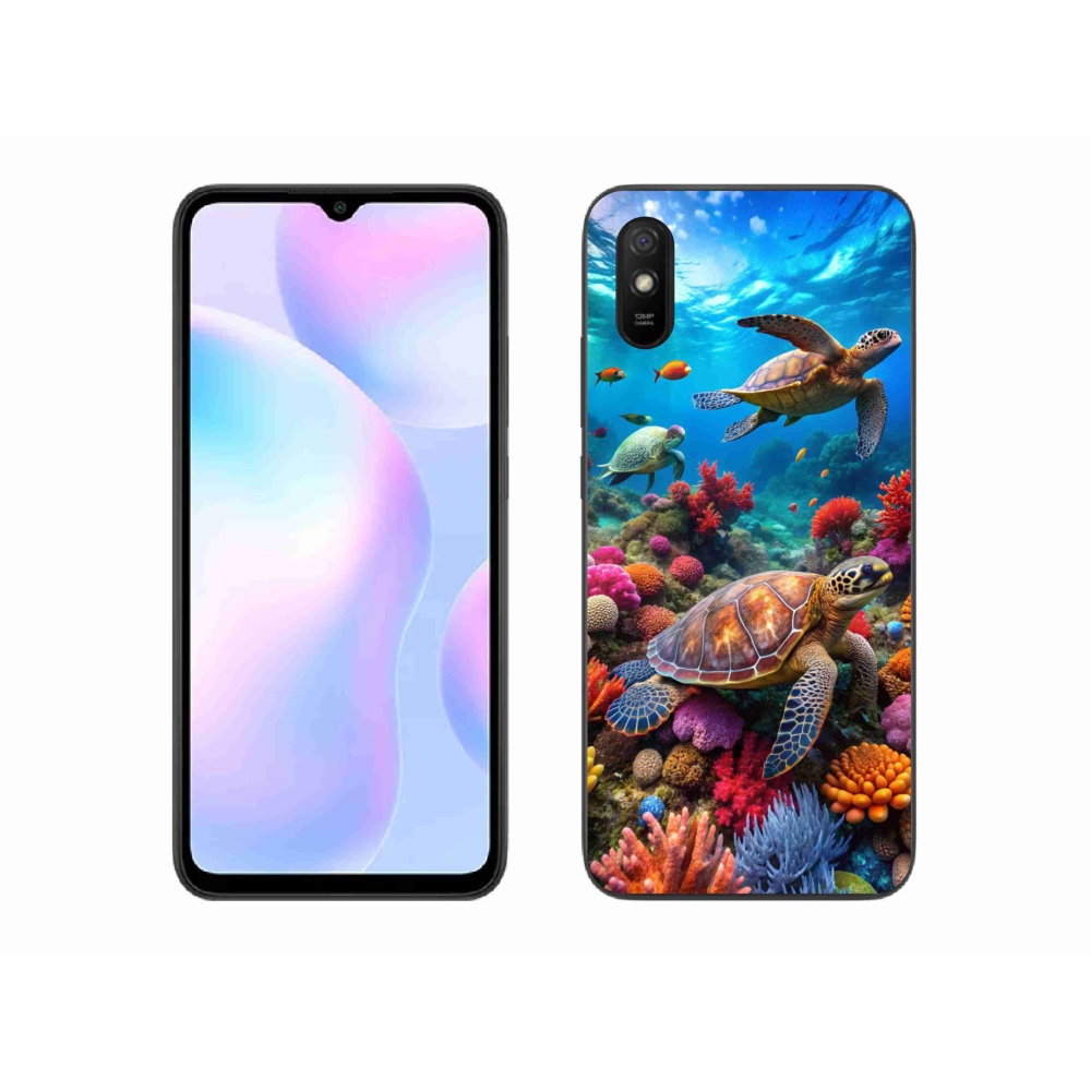 Gelový kryt mmCase na Xiaomi Redmi 9A - mořský svět 2