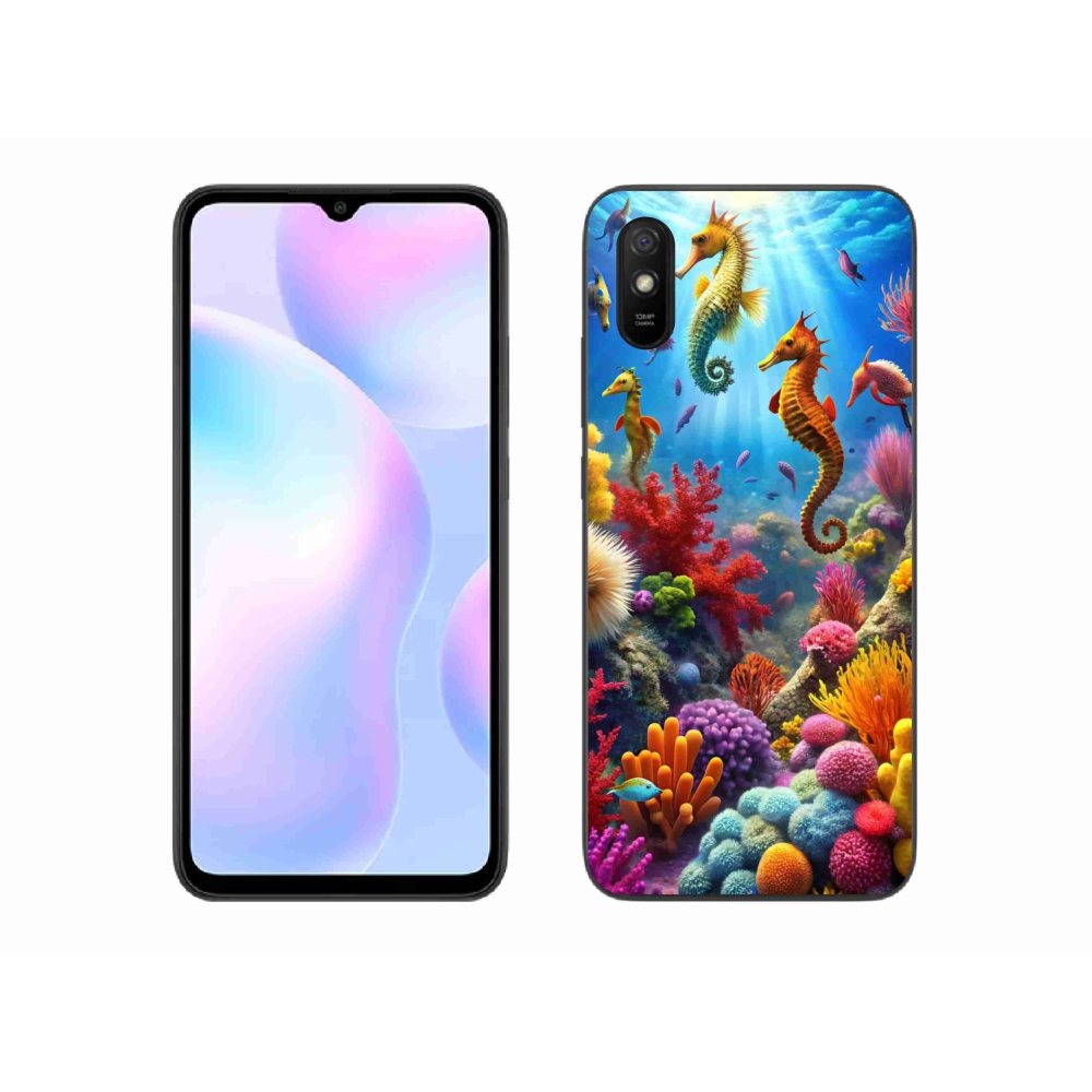 Gelový kryt mmCase na Xiaomi Redmi 9A - mořský svět 3