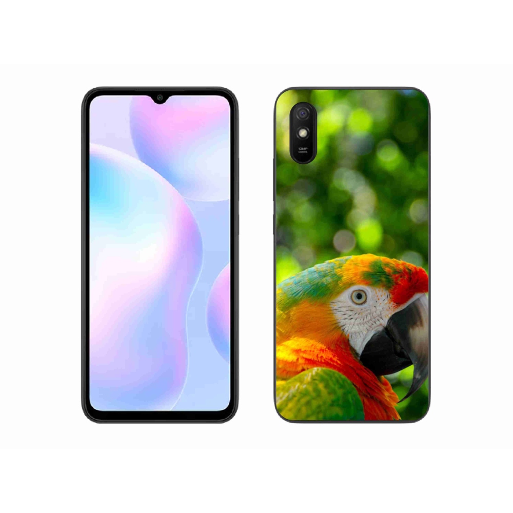 Gelový kryt mmCase na Xiaomi Redmi 9A - papoušek ara 3