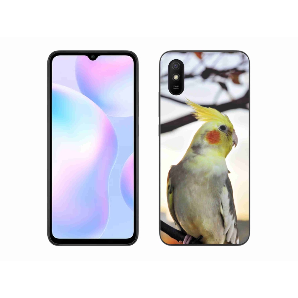 Gelový kryt mmCase na Xiaomi Redmi 9A - papoušek korela