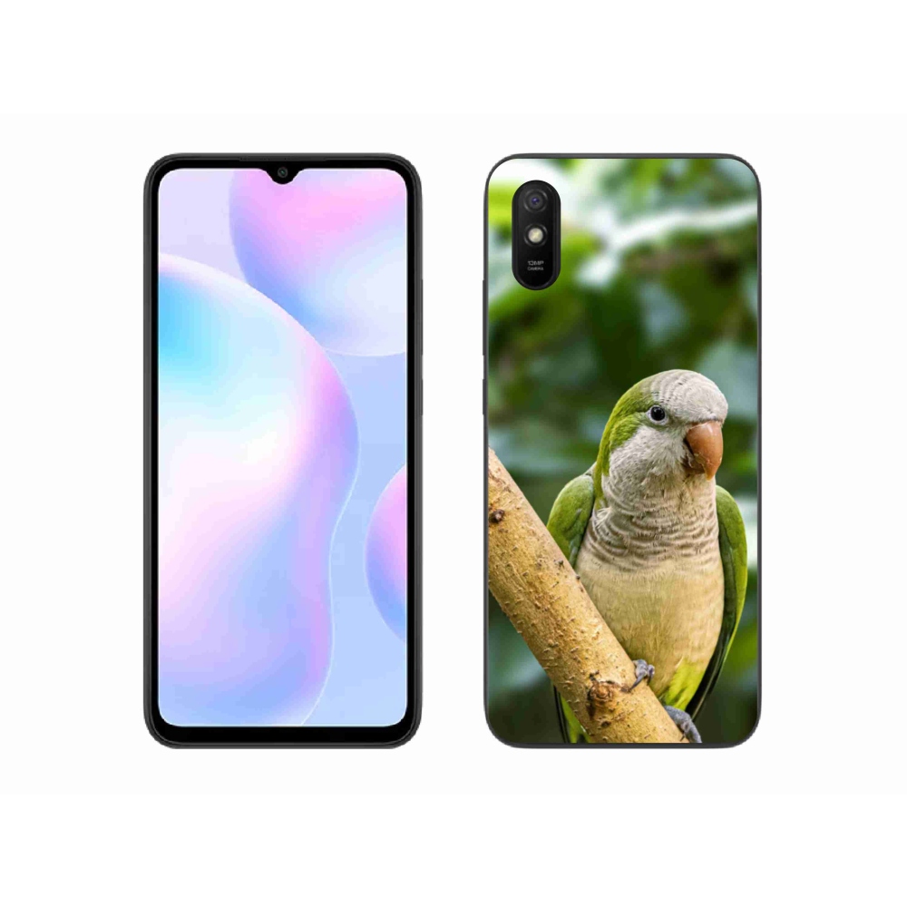 Gelový kryt mmCase na Xiaomi Redmi 9A - papoušek mníšek