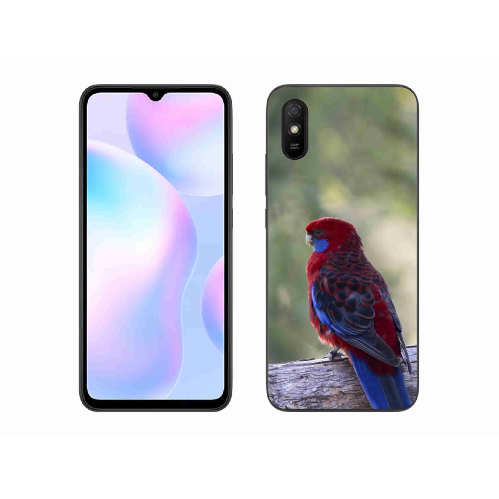 Gelový kryt mmCase na Xiaomi Redmi 9A - papoušek rosela