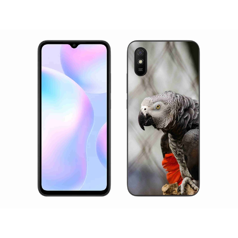 Gelový kryt mmCase na Xiaomi Redmi 9A - papoušek žako 3