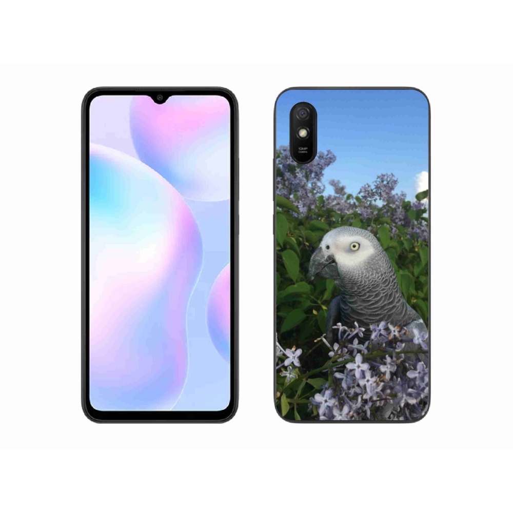 Gelový kryt mmCase na Xiaomi Redmi 9A - papoušek žako