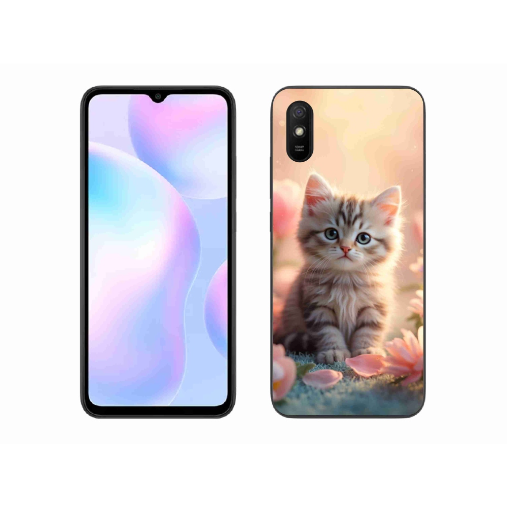 Gelový kryt mmCase na Xiaomi Redmi 9A - roztomilé kotě 8