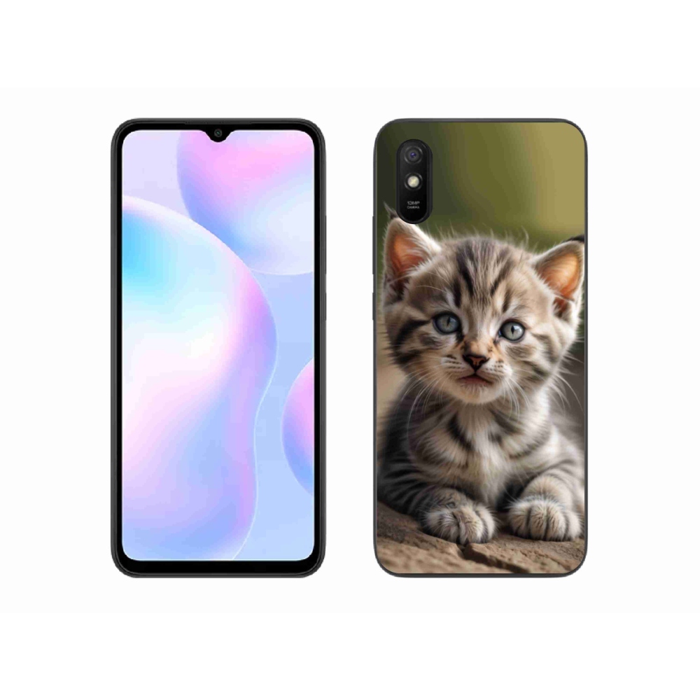 Gelový kryt mmCase na Xiaomi Redmi 9A - roztomilé kotě 9