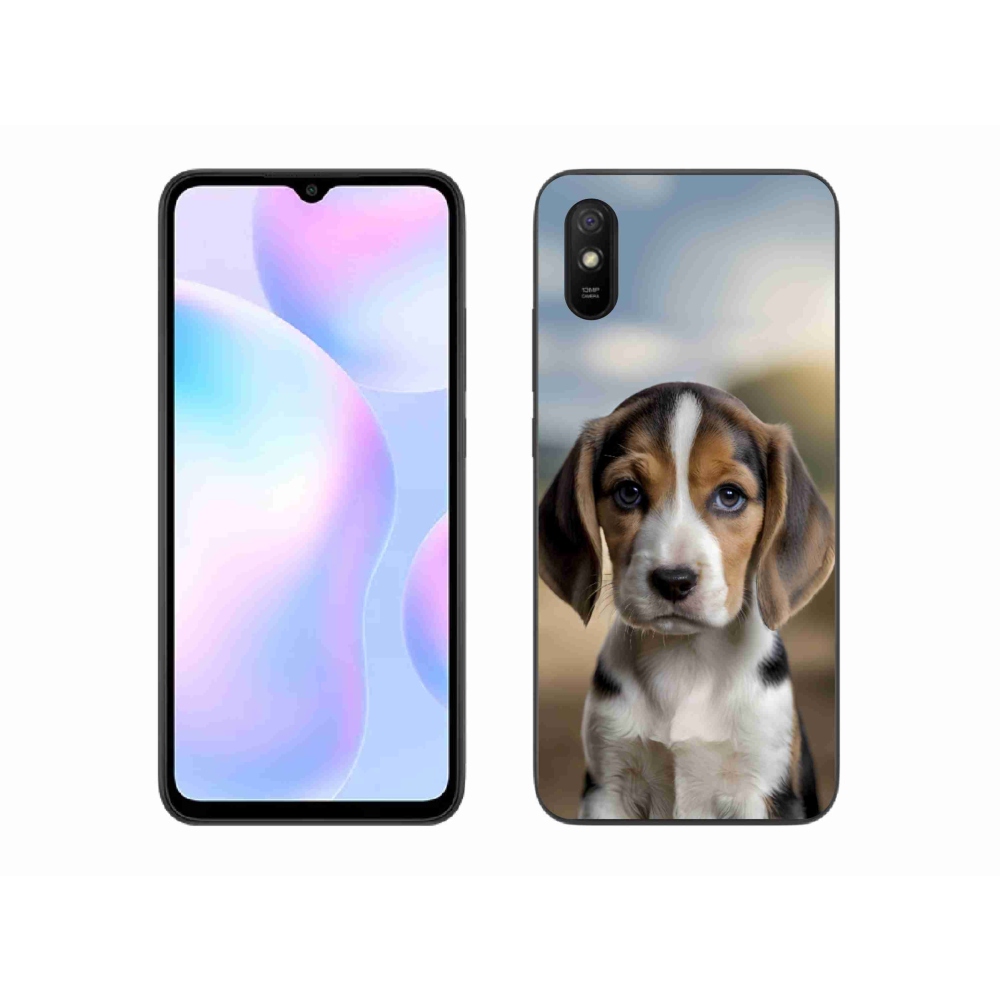 Gelový kryt mmCase na Xiaomi Redmi 9A - roztomilý bígl
