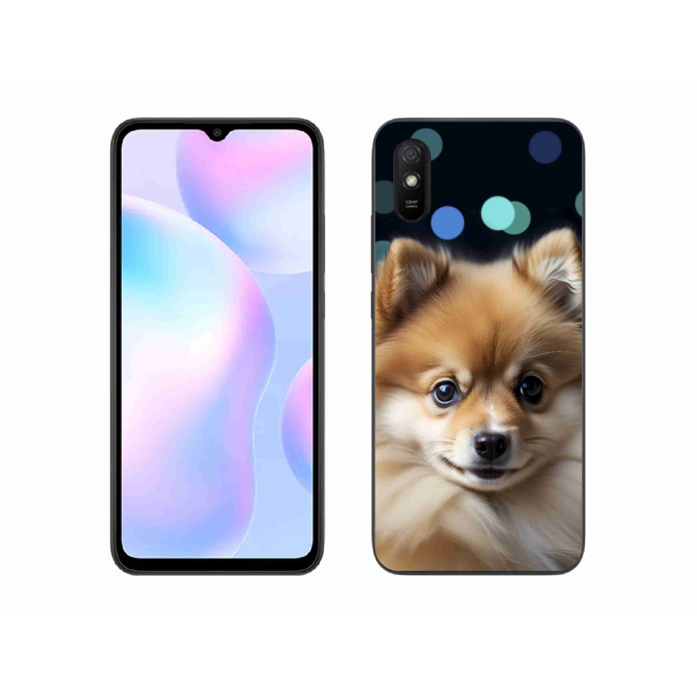 Gelový kryt mmCase na Xiaomi Redmi 9A - roztomilý pomeranian