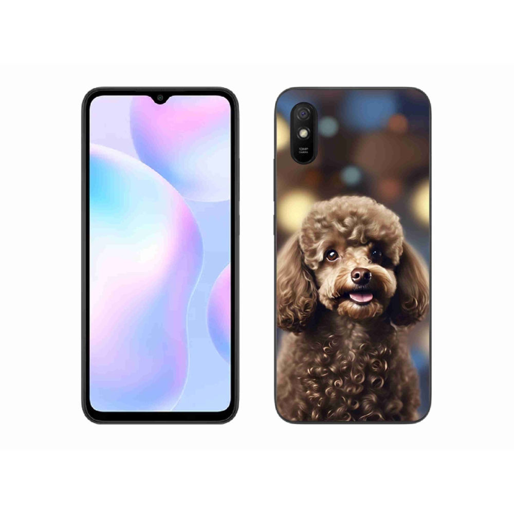 Gelový kryt mmCase na Xiaomi Redmi 9A - roztomilý pudl