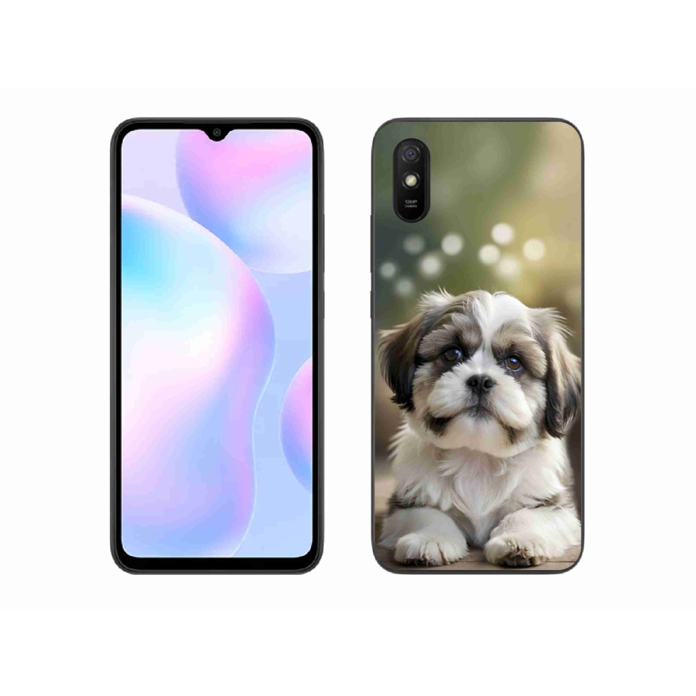 Gelový kryt mmCase na Xiaomi Redmi 9A - roztomilý shih-tzu