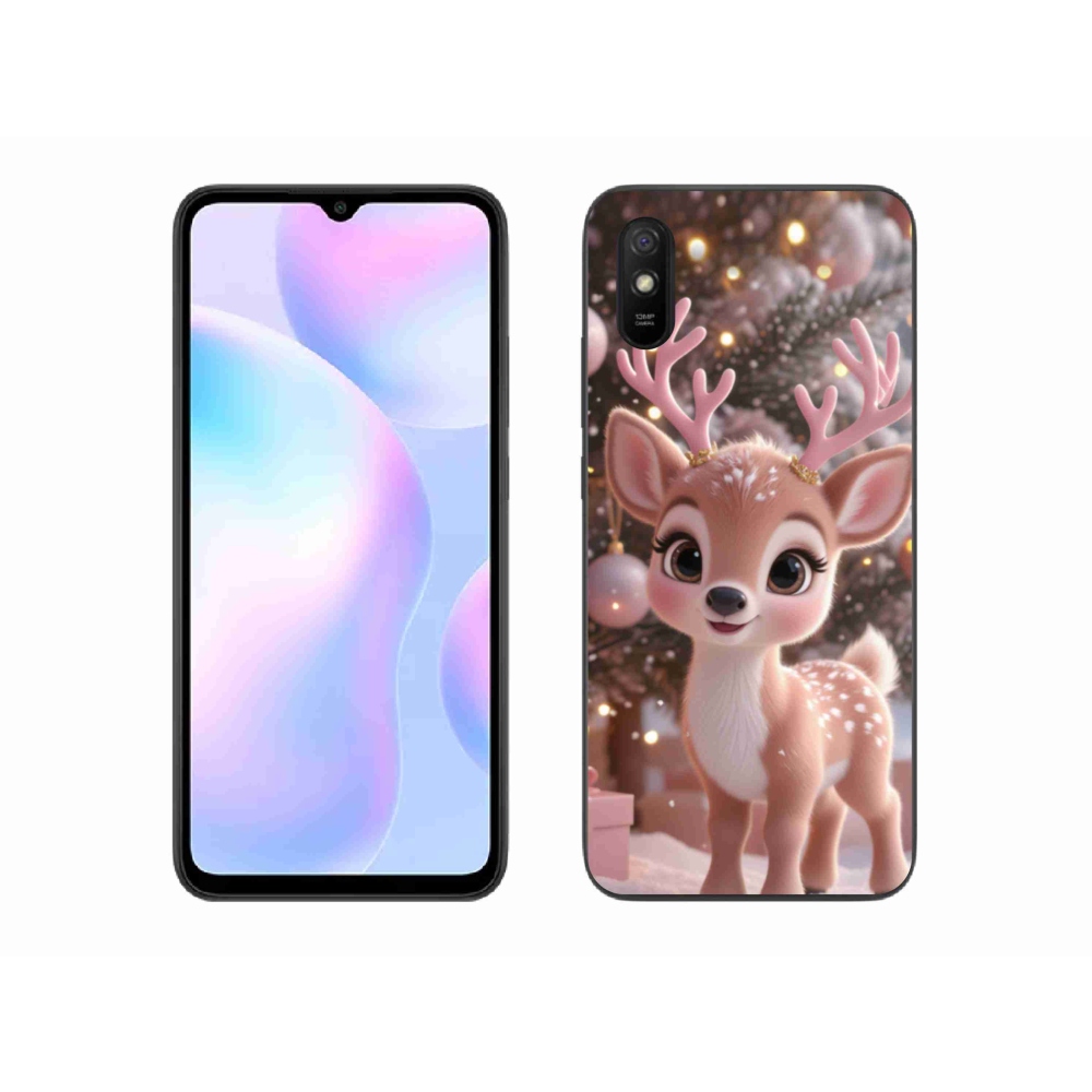 Gelový kryt mmCase na Xiaomi Redmi 9A - roztomilý sob