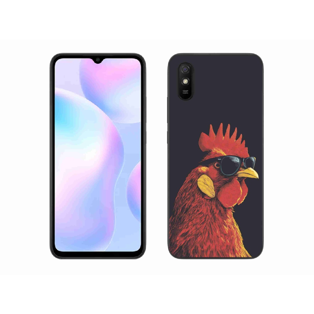 Gelový kryt mmCase na Xiaomi Redmi 9A - stylový kohout