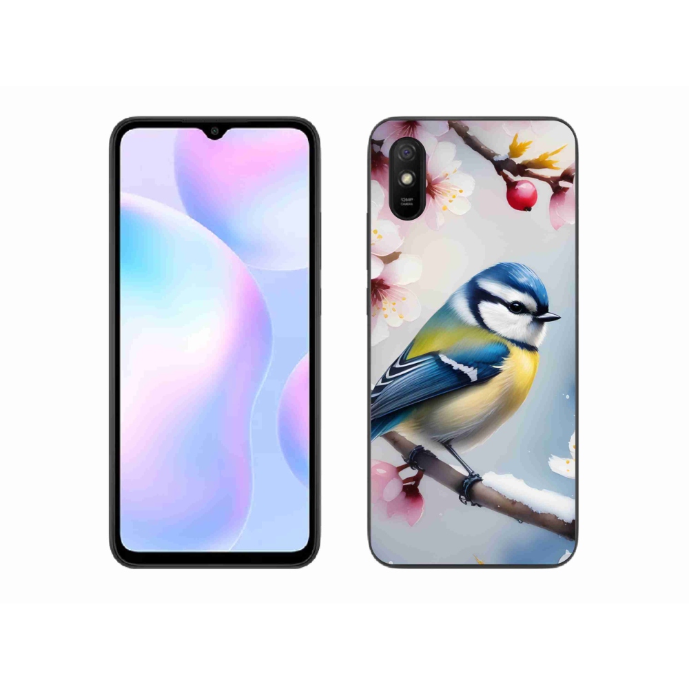 Gelový kryt mmCase na Xiaomi Redmi 9A - sýkorka