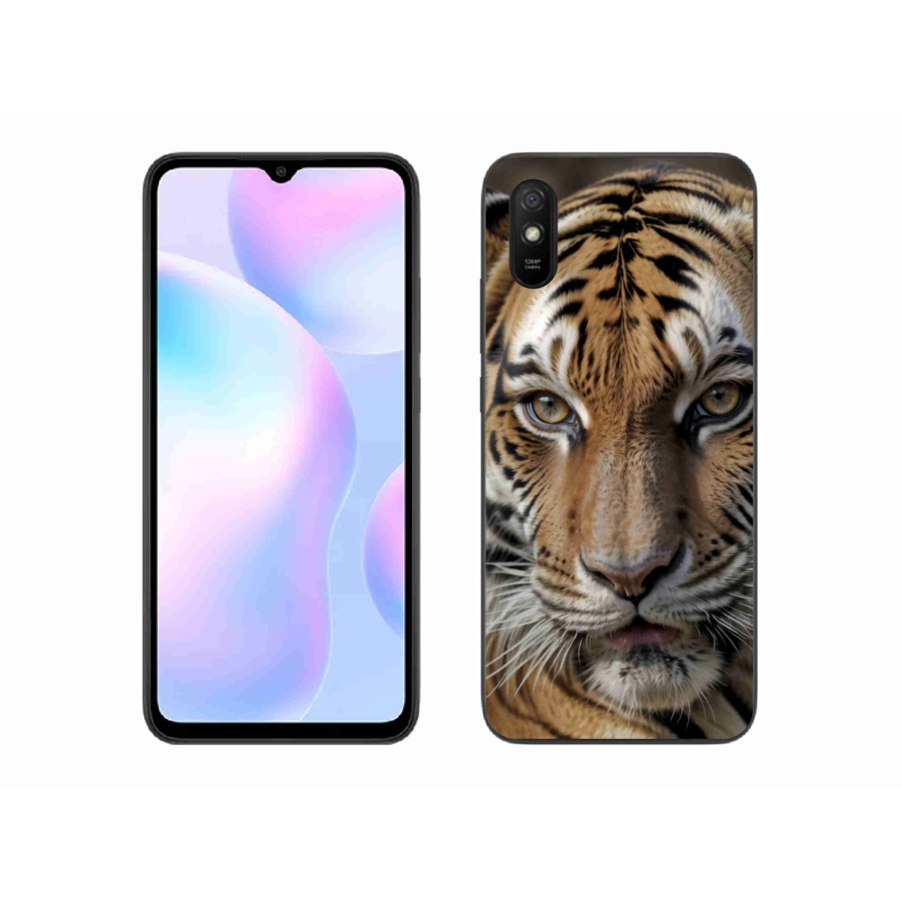Gelový kryt mmCase na Xiaomi Redmi 9A - tygří pohled