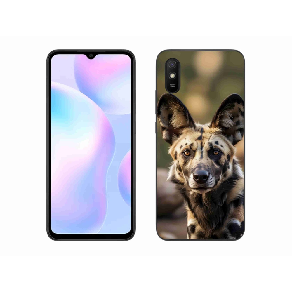 Gelový kryt mmCase na Xiaomi Redmi 9AT - africký divoký pes