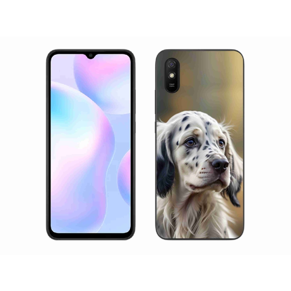 Gelový kryt mmCase na Xiaomi Redmi 9AT - anglický setr