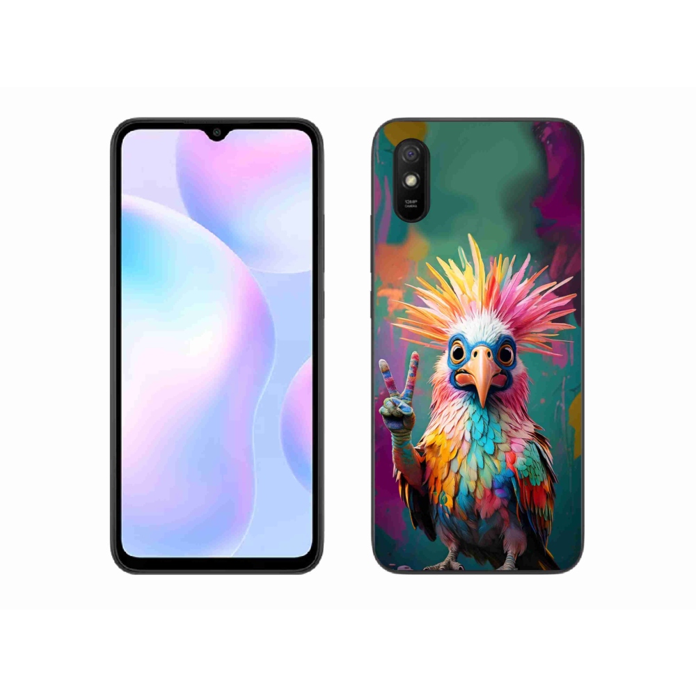 Gelový kryt mmCase na Xiaomi Redmi 9AT - barevný rebel