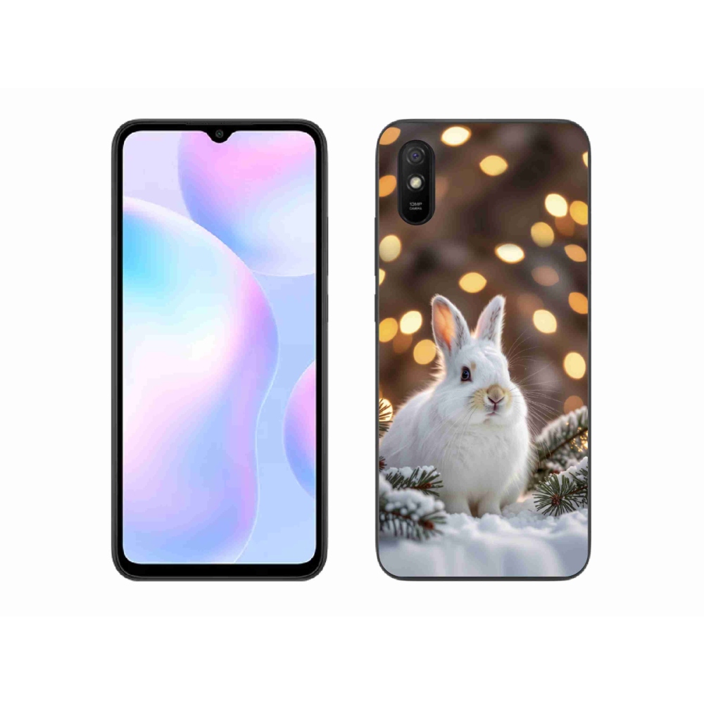 Gelový kryt mmCase na Xiaomi Redmi 9AT - bílý zajíc