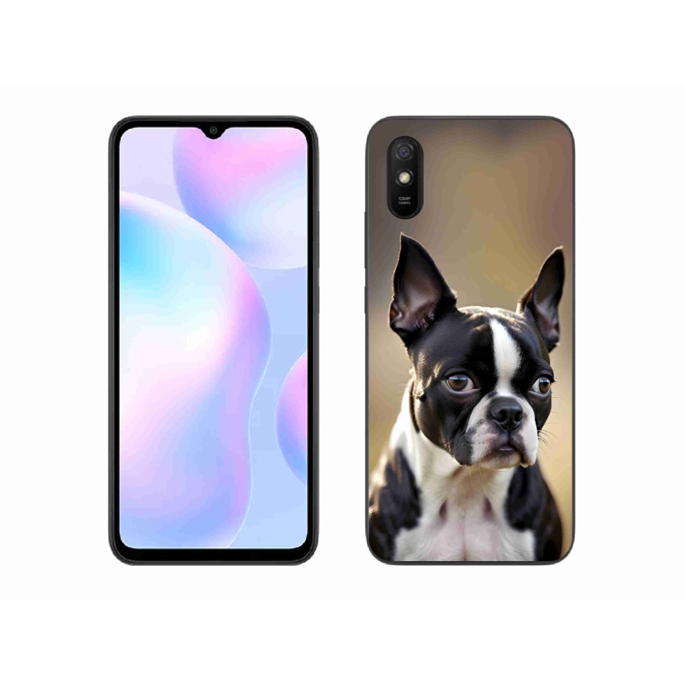 Gelový kryt mmCase na Xiaomi Redmi 9AT - bostonský teriér