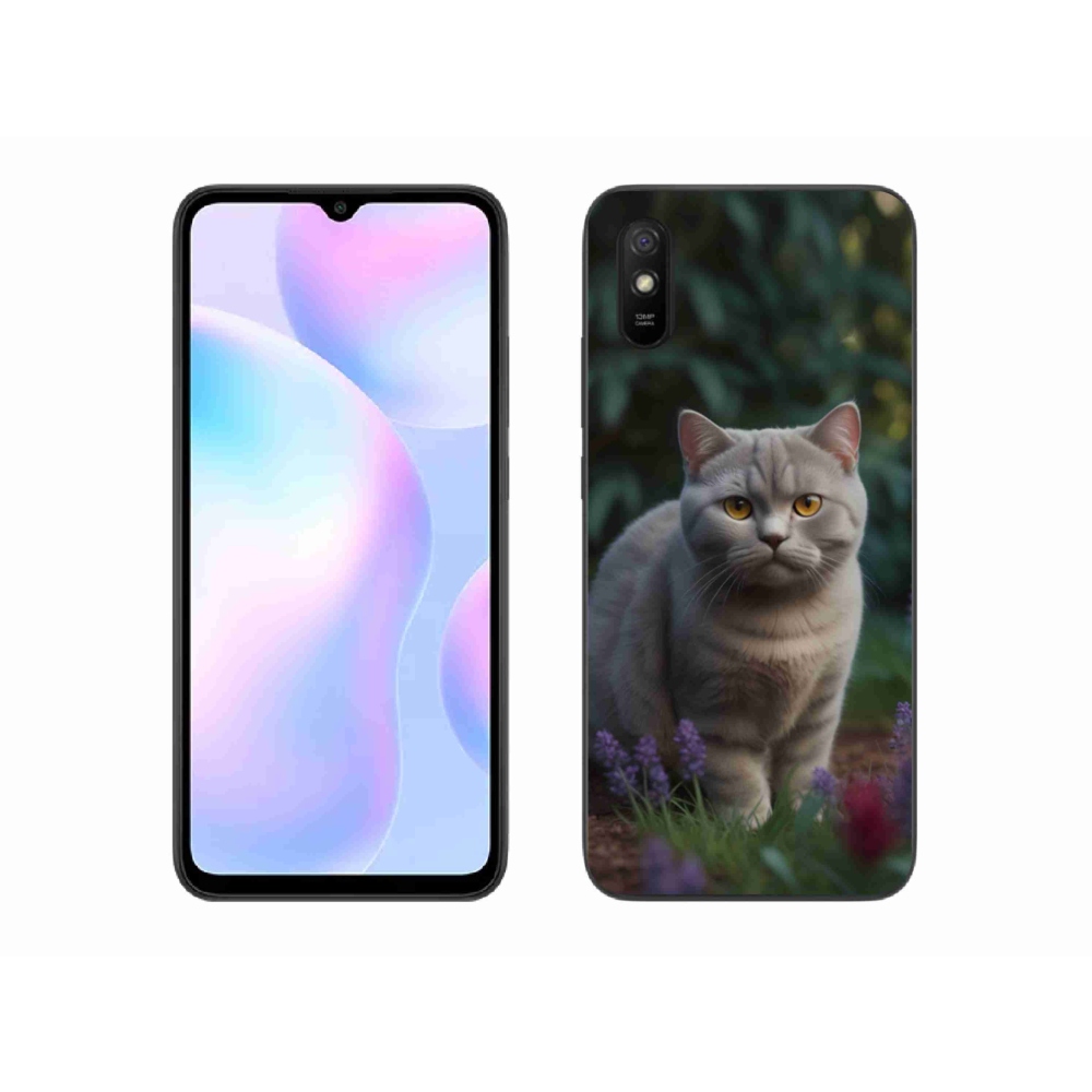 Gelový kryt mmCase na Xiaomi Redmi 9AT - britská kočka