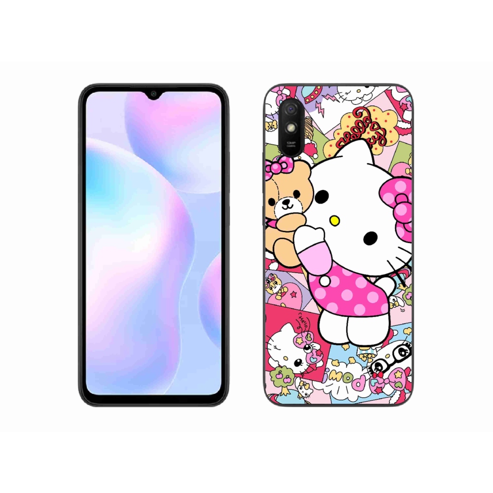 Gelový kryt mmCase na Xiaomi Redmi 9AT - cute kitty
