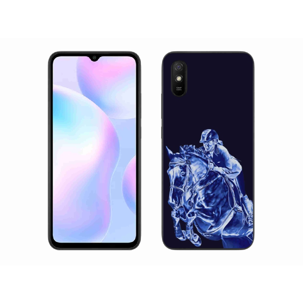 Gelový kryt mmCase na Xiaomi Redmi 9AT - dostihový kůň