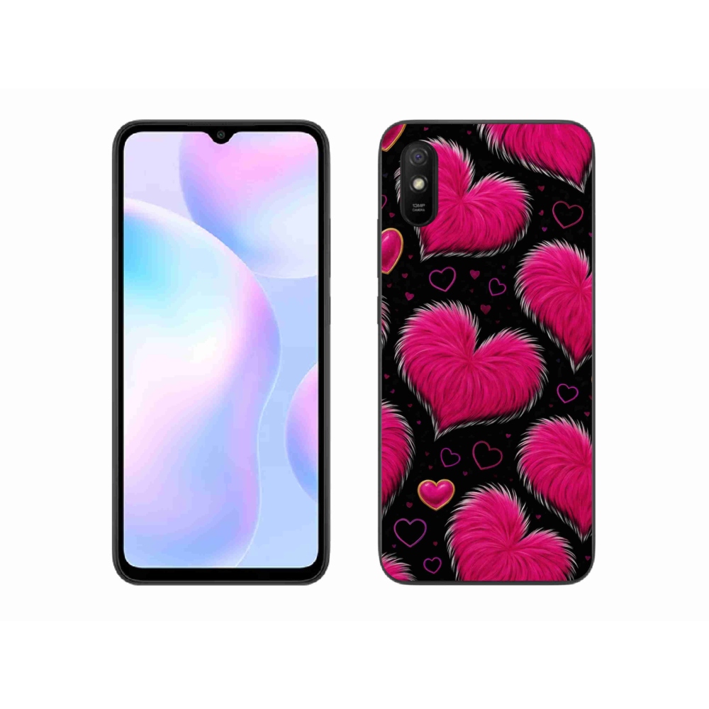 Gelový kryt mmCase na Xiaomi Redmi 9AT - hebká srdce