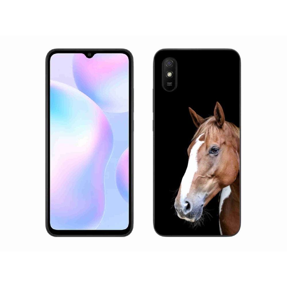 Gelový kryt mmCase na Xiaomi Redmi 9AT - hnědý kůň 3