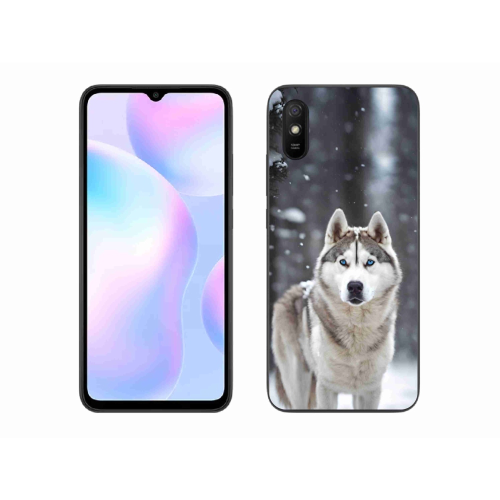 Gelový kryt mmCase na Xiaomi Redmi 9AT - husky 2