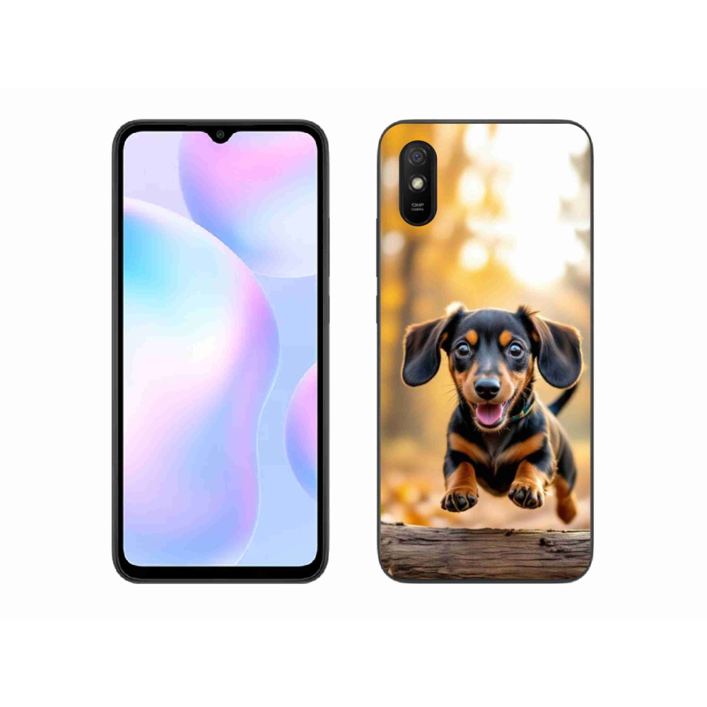 Gelový kryt mmCase na Xiaomi Redmi 9AT - jezevčík 2