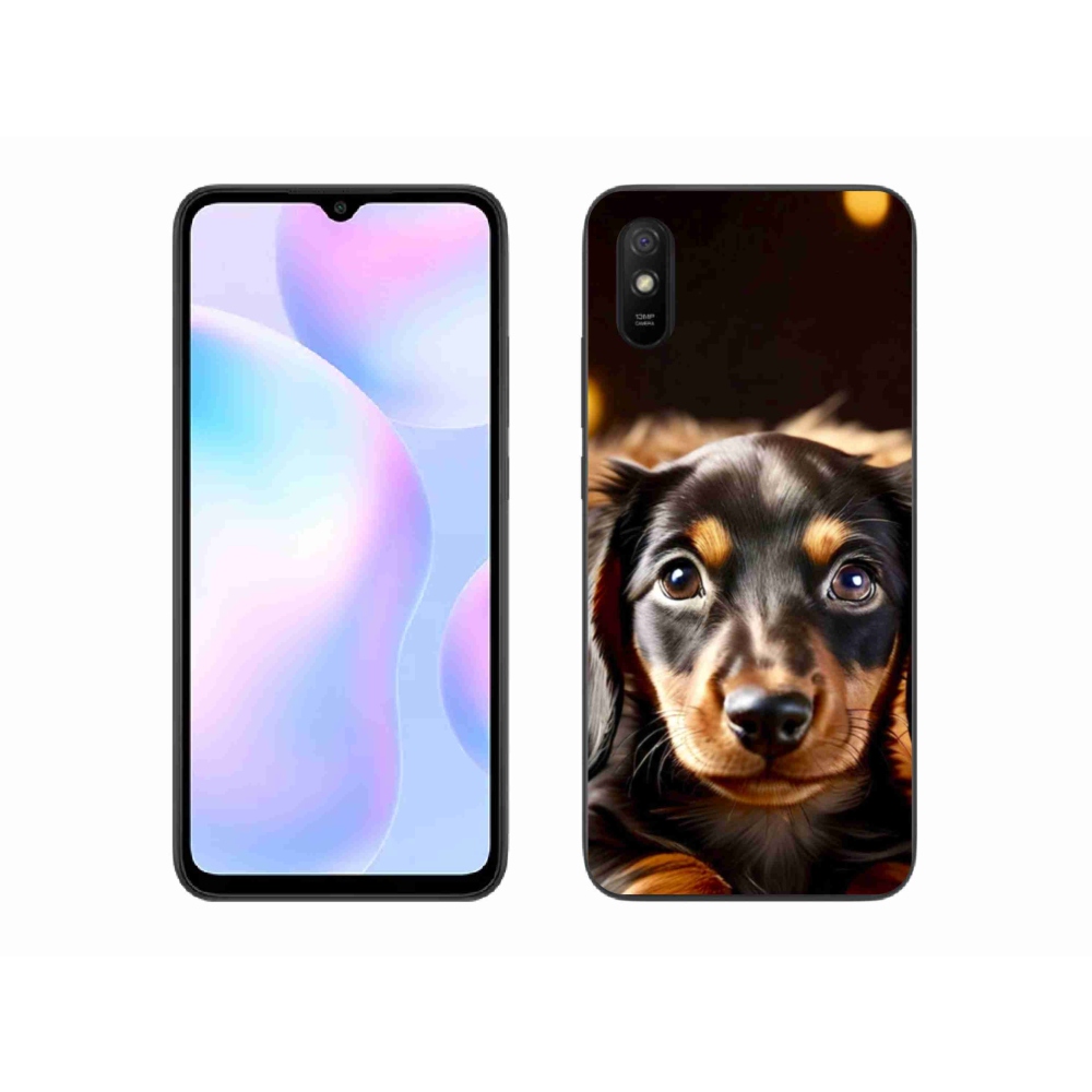Gelový kryt mmCase na Xiaomi Redmi 9AT - jezevčík
