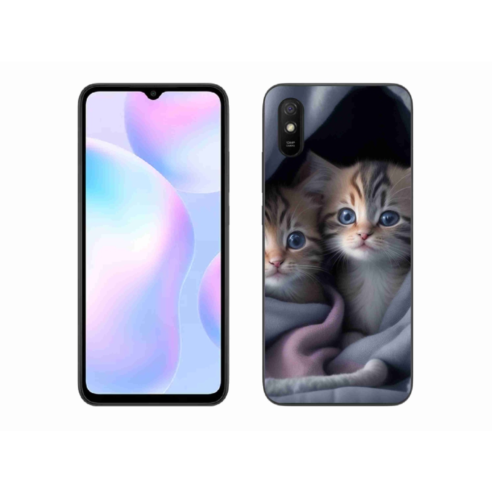 Gelový kryt mmCase na Xiaomi Redmi 9AT - kočičí duo 2