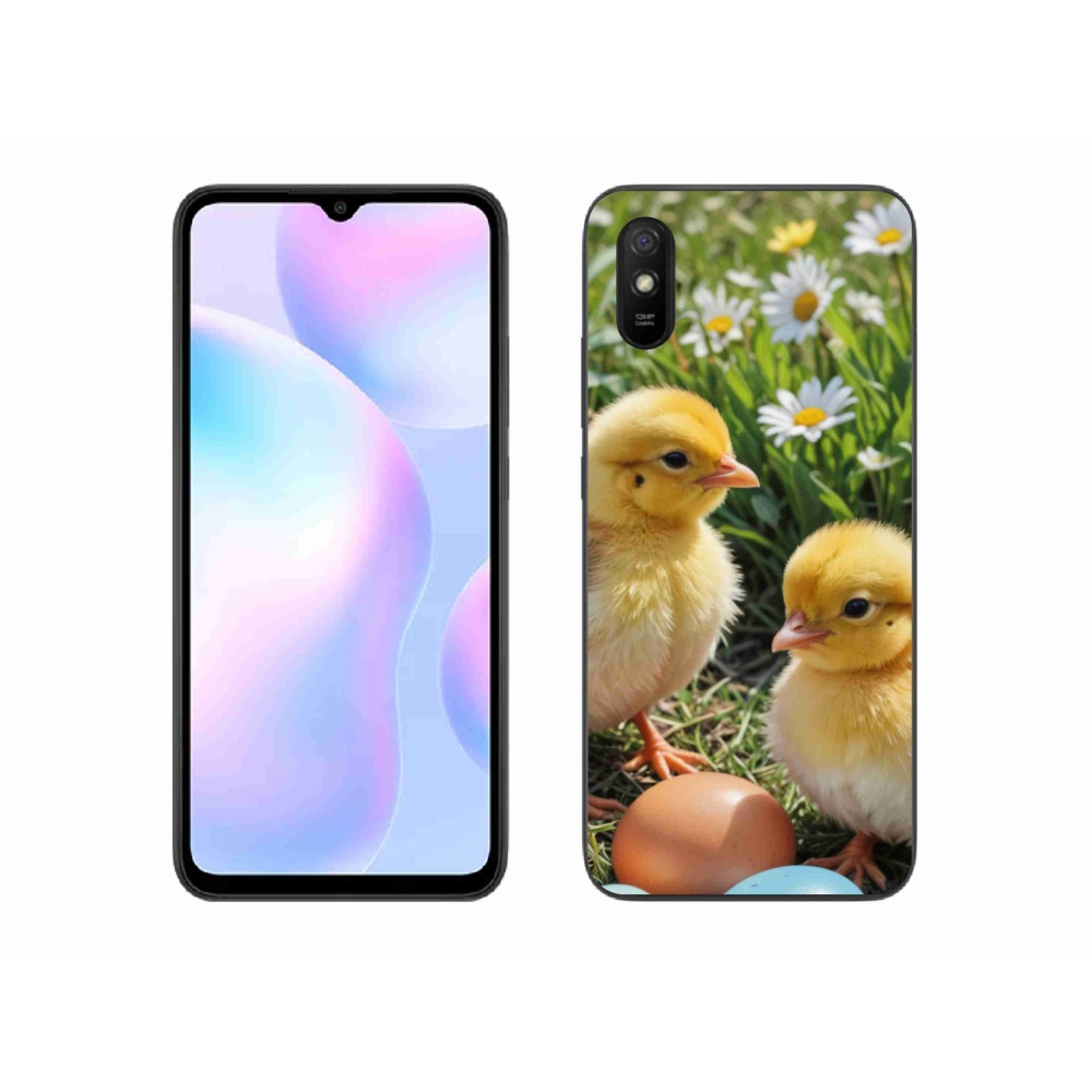 Gelový kryt mmCase na Xiaomi Redmi 9AT - kuřátka