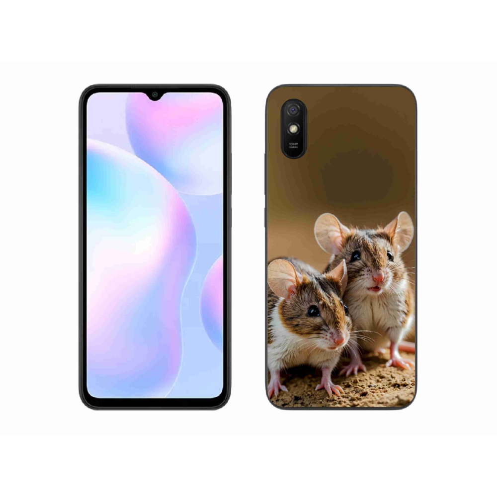 Gelový kryt mmCase na Xiaomi Redmi 9AT - myší duo