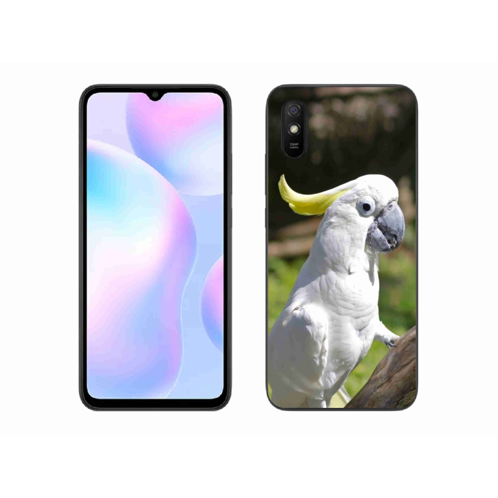 Gelový kryt mmCase na Xiaomi Redmi 9AT - papoušek kakadu 2