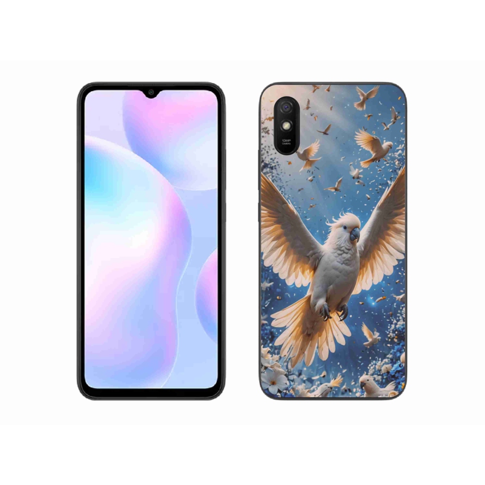 Gelový kryt mmCase na Xiaomi Redmi 9AT - papoušek kakadu