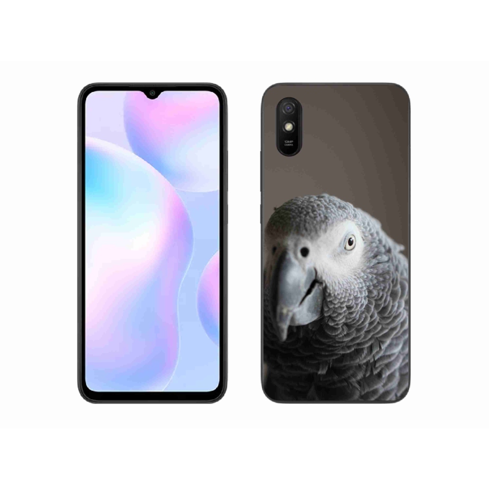 Gelový kryt mmCase na Xiaomi Redmi 9AT - papoušek žako 2