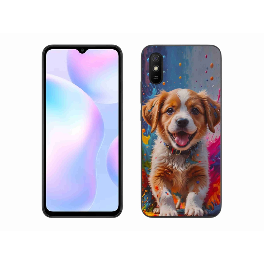 Gelový kryt mmCase na Xiaomi Redmi 9AT - roztomilé štěně 3