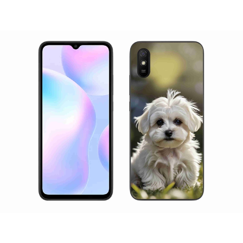 Gelový kryt mmCase na Xiaomi Redmi 9AT - roztomilý maltézský psík