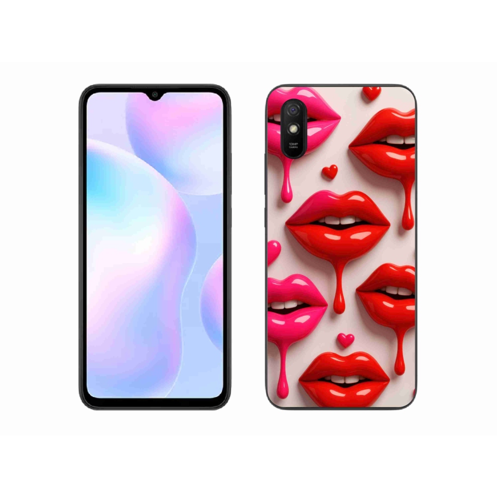 Gelový kryt mmCase na Xiaomi Redmi 9AT - rty 2