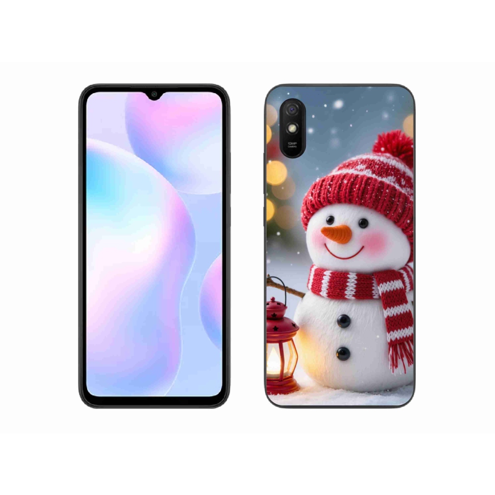 Gelový kryt mmCase na Xiaomi Redmi 9AT - sněhulák 2